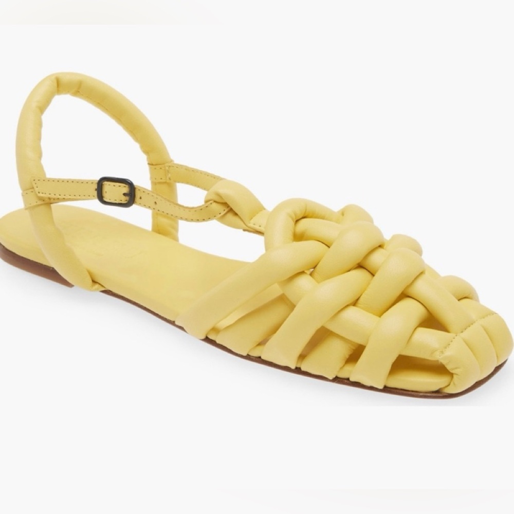 Hereu Cabersa Banana Yellow Fisherman Sandals 39=8.5